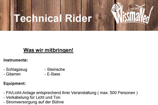 Technical Rider